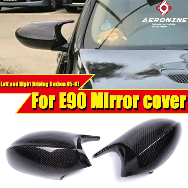 For BMW 3 Series E90 Sedan Side Mirror Cover Cap Add on Style 1:1 Replacement M3 Look 100% Vacuumed Dry Carbon Fiber 2-Pcs 05-07
For BMW 3 Series E90 Sedan Side Mirror Cover Cap Add on Style 1:1 Replacement M3 Look 100% Vacuumed Dry Carbon Fiber 2-Pcs 05-07