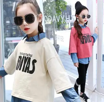 Children's clothes, spring and autumn, new girl's suit, big boy washed jeans, three pieces of children, autumn and winter, 4-14
Children's clothes, spring and autumn, new girl's suit, big boy washed jeans, three pieces of children, autumn and winter, 4-14