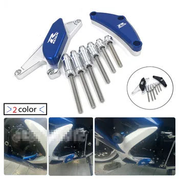 For SUZUKI GSXR600 750 Small R K8 06-12 Refit Engine Side Cover Protection Block Anti-slopping Block 2010 2011 2009 2008 2007