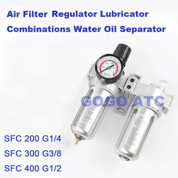 GOGO Pneumatic SFC 200 300 400 Air Filter Regulator Lubricator Combinations Water Oil Separator
GOGO Pneumatic SFC 200 300 400 Air Filter Regulator Lubricator Combinations Water Oil Separator