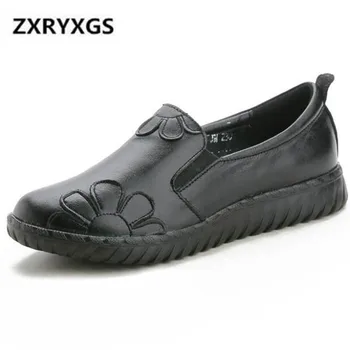 2019 Spring New Retro Flower Cowhide Leather Shoes Woman Non-slip Comfort Soft Women Flat Shoes Fashion Casual Shoes Women Flats
2019 Spring New Retro Flower Cowhide Leather Shoes Woman Non-slip Comfort Soft Women Flat Shoes Fashion Casual Shoes Women Flats