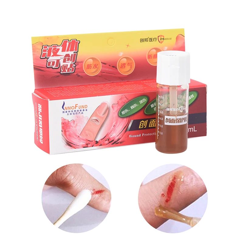 Medical Wound Healing Gel Liquid Bandage Waterproof Wound Patch Band-Aid Spray Disinfecting Wound Hemostatic Adhesive
Medical Wound Healing Gel Liquid Bandage Waterproof Wound Patch Band-Aid Spray Disinfecting Wound Hemostatic Adhesive
