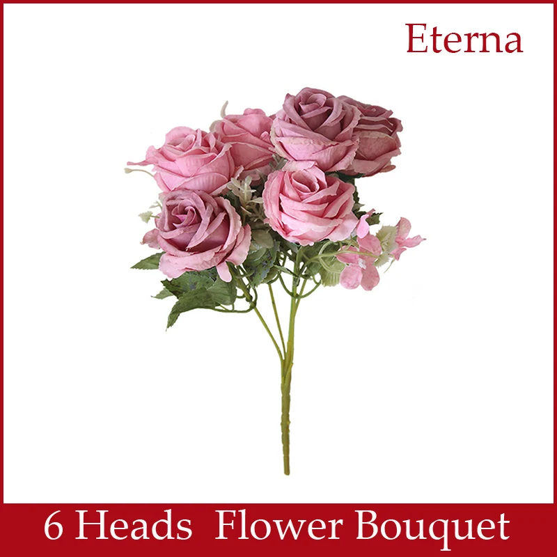 6 Head Rose artificial flowers fiori artificiali fleurs artificielles en soie haute qualite home decoration accessories bouquet
6 Head Rose artificial flowers fiori artificiali fleurs artificielles en soie haute qualite home decoration accessories bouquet