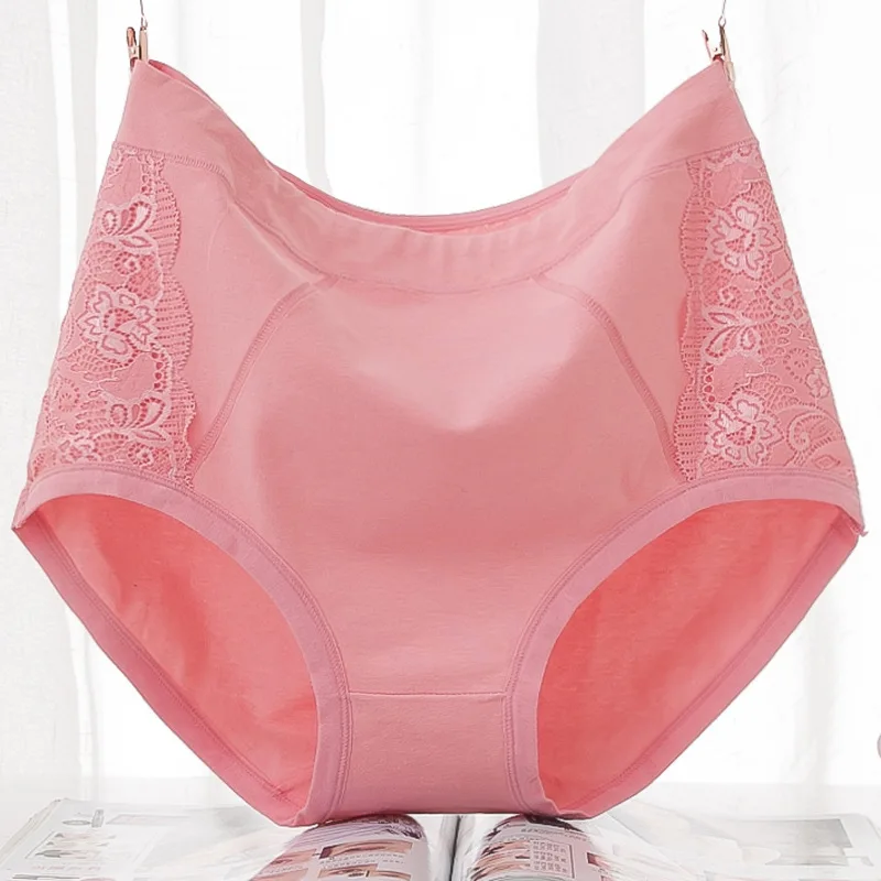 VU021 Plus Size 5XL Cotton Briefs Underwear Women Pink Black Lace Panties High Waist Calcinha Culotte femme
VU021 Plus Size 5XL Cotton Briefs Underwear Women Pink Black Lace Panties High Waist Calcinha Culotte femme