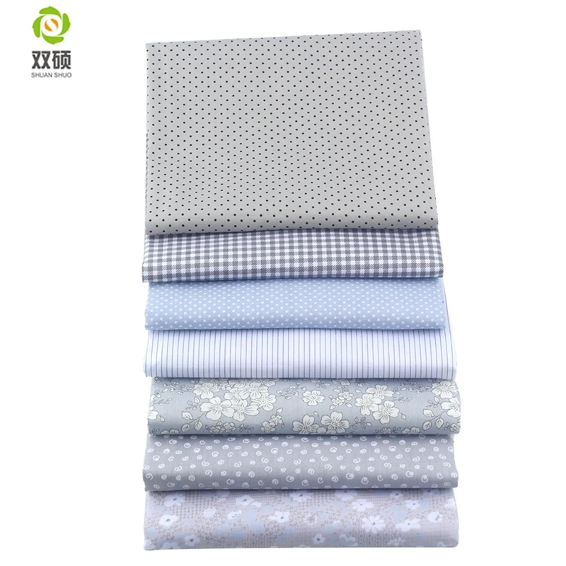 Shuanshuo 7pcs/lot Lattices&Stripes Print Patchwork Fabric Fat Quarter Bundles Cotton Fabric For Sewing Doll Cloths 40*50cm
Shuanshuo 7pcs/lot Lattices&Stripes Print Patchwork Fabric Fat Quarter Bundles Cotton Fabric For Sewing Doll Cloths 40*50cm