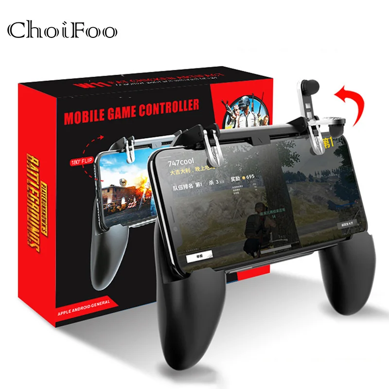2 PCS Mobile Game Controller Fire PUGB PUBG Mobile Gamepad Metal L1 R1 Button for iPhone Xiaomi Gaming Pad Fortnited Joystick
2 PCS Mobile Game Controller Fire PUGB PUBG Mobile Gamepad Metal L1 R1 Button for iPhone Xiaomi Gaming Pad Fortnited Joystick