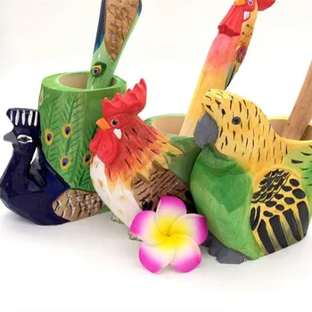 Coloffice 1PS Cute Anime Cartoon Parrot Wooden Fantastic Pencil Vase Brush Pot Pen Holde A Gift for Kids Office School Supplies
Coloffice 1PS Cute Anime Cartoon Parrot Wooden Fantastic Pencil Vase Brush Pot Pen Holde A Gift for Kids Office School Supplies