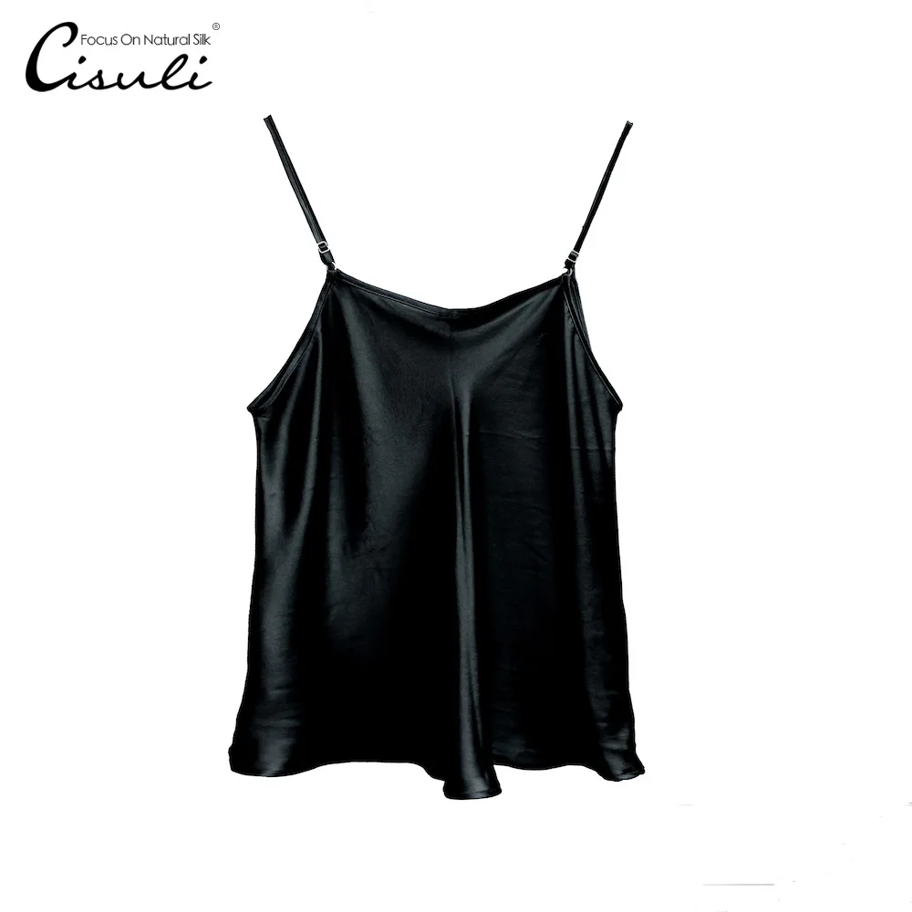 100% Silk Glossy Camisole With adjustable Strap Satin Silk Fabric Natural Mulberry Silk Update New Desigual New Arriving 2018
100% Silk Glossy Camisole With adjustable Strap Satin Silk Fabric Natural Mulberry Silk Update New Desigual New Arriving 2018