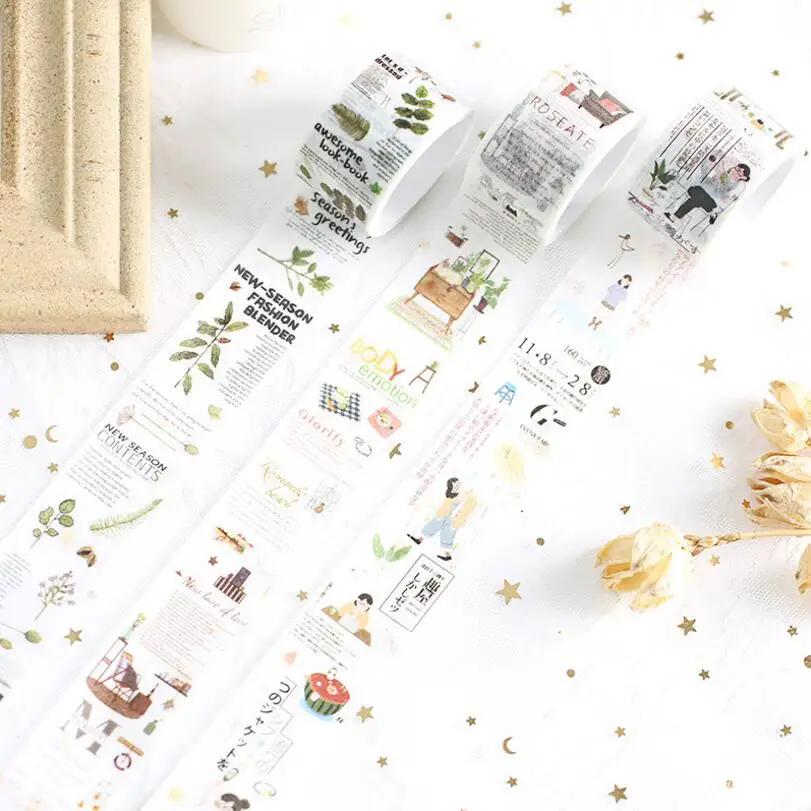 30/40 mm Wide Vintage English Letter Plants Poetry of Girl's Life Decorative Washi Tape Diy Scrapbooking School Office Supply
30/40 mm Wide Vintage English Letter Plants Poetry of Girl's Life Decorative Washi Tape Diy Scrapbooking School Office Supply