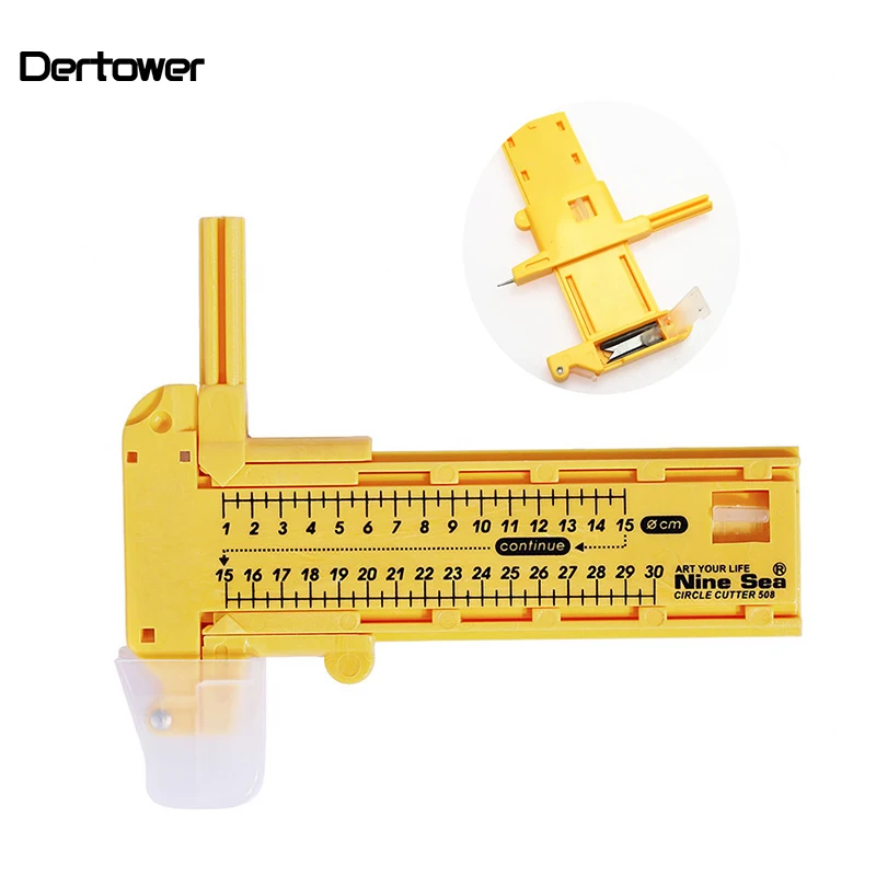 1Pcs Durable Compass Circle Cutter 1-30cm +6pcs Spare Blades +3pcs Leads For Rubber Paper Leather Vinyl Cutting Mayitr Hand Tool
1Pcs Durable Compass Circle Cutter 1-30cm +6pcs Spare Blades +3pcs Leads For Rubber Paper Leather Vinyl Cutting Mayitr Hand Tool
