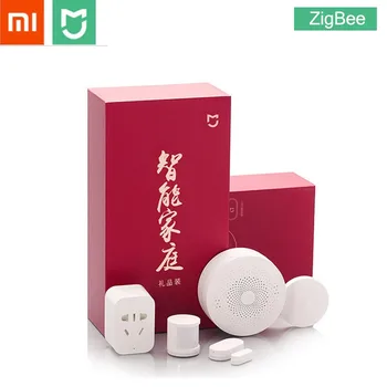 Xiaomi MIJIA 5 in 1 Smart Home Kit Bundle ZigBee Socket Gateway Hub Human Body Window Door Sensor Wireless Switch Mini
Xiaomi MIJIA 5 in 1 Smart Home Kit Bundle ZigBee Socket Gateway Hub Human Body Window Door Sensor Wireless Switch Mini