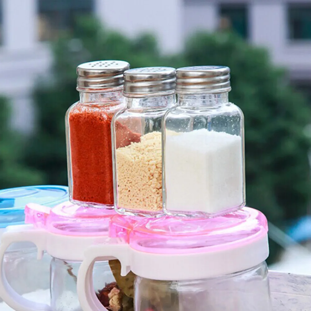 HENGHOME 1pc Cruet Condiment Jar Herb Spice Storage Glass Sugar Salt Pepper Shaker Stainless Steel Cap Severing Tools
HENGHOME 1pc Cruet Condiment Jar Herb Spice Storage Glass Sugar Salt Pepper Shaker Stainless Steel Cap Severing Tools