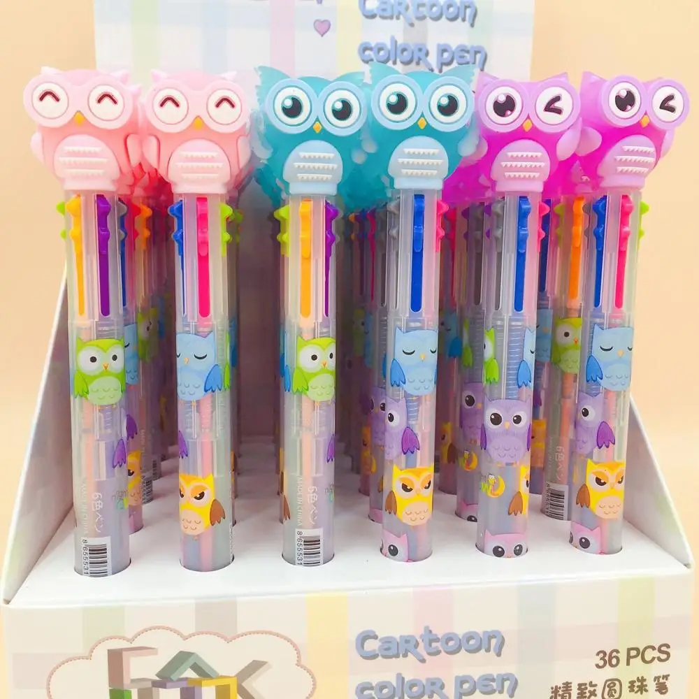36 pcs/lot Owl 6 colors Ballpoint Pen Cartoon animal ball pen School Office writing Supplies Stationery Gift
36 pcs/lot Owl 6 colors Ballpoint Pen Cartoon animal ball pen School Office writing Supplies Stationery Gift