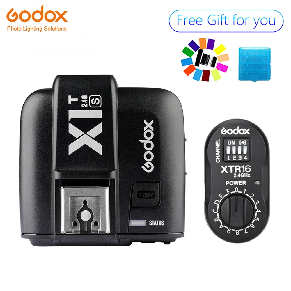 Godox X1T-S TTL HSS 2.4G Flash Transmitter + XTR-16 USB Receiver kit for Sony Godox DE300 DE400 SK400 SK300 DP600 QT600
Godox X1T-S TTL HSS 2.4G Flash Transmitter + XTR-16 USB Receiver kit for Sony Godox DE300 DE400 SK400 SK300 DP600 QT600