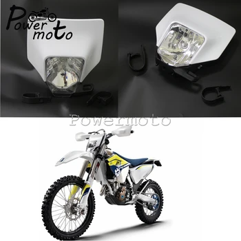 White Motocross Supermoto Headlight MX Enduro Dirt Bike Head Lamp For Husqvarna FE TX TE 125 150 250 300 350 450 501 2017-2019
White Motocross Supermoto Headlight MX Enduro Dirt Bike Head Lamp For Husqvarna FE TX TE 125 150 250 300 350 450 501 2017-2019