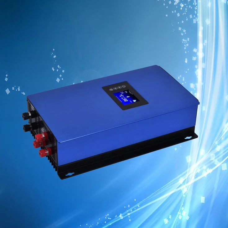 High Efficiency 1000W Grid Tie Wind Inverter, 3 Phase AC22V-60V Input, AC95V-140V/185V-265V Output, CE/ROHS Certificate
High Efficiency 1000W Grid Tie Wind Inverter, 3 Phase AC22V-60V Input, AC95V-140V/185V-265V Output, CE/ROHS Certificate