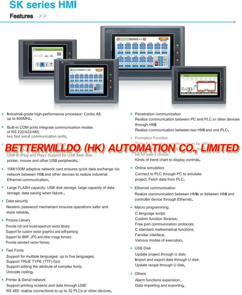 SK Series Features__