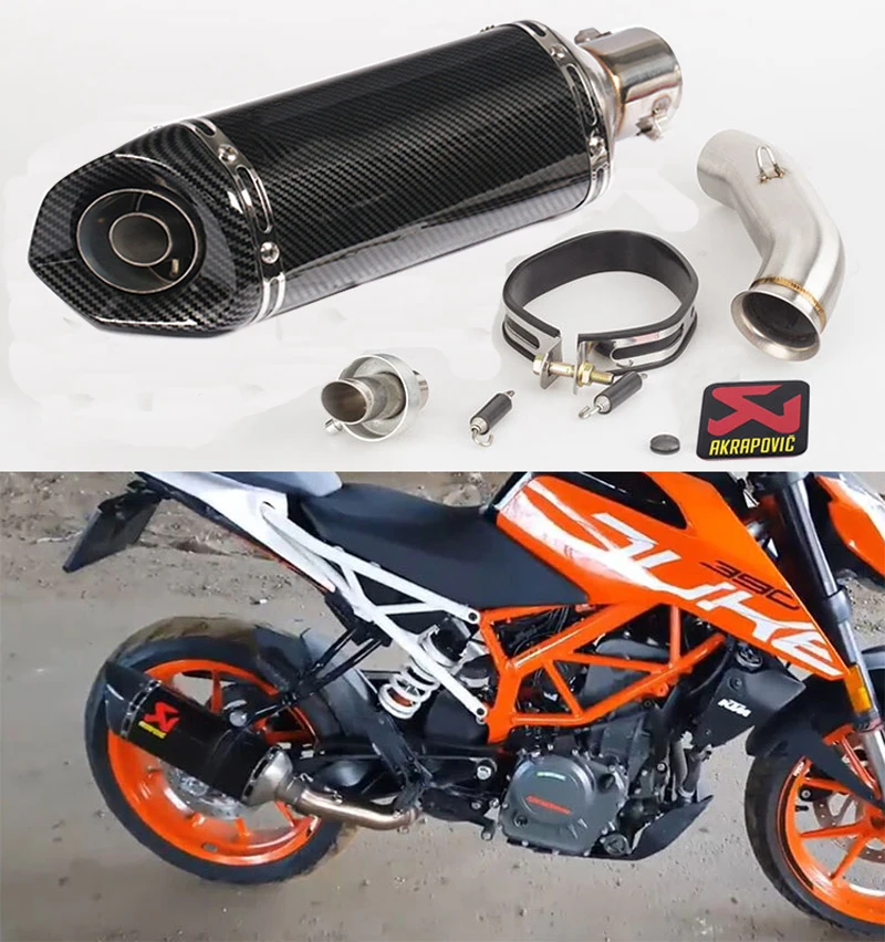 Слипоны KTM Duke 250 Duker 390 390rc RC390 мотоцикл выхлопной глушитель для RC390R 11 18