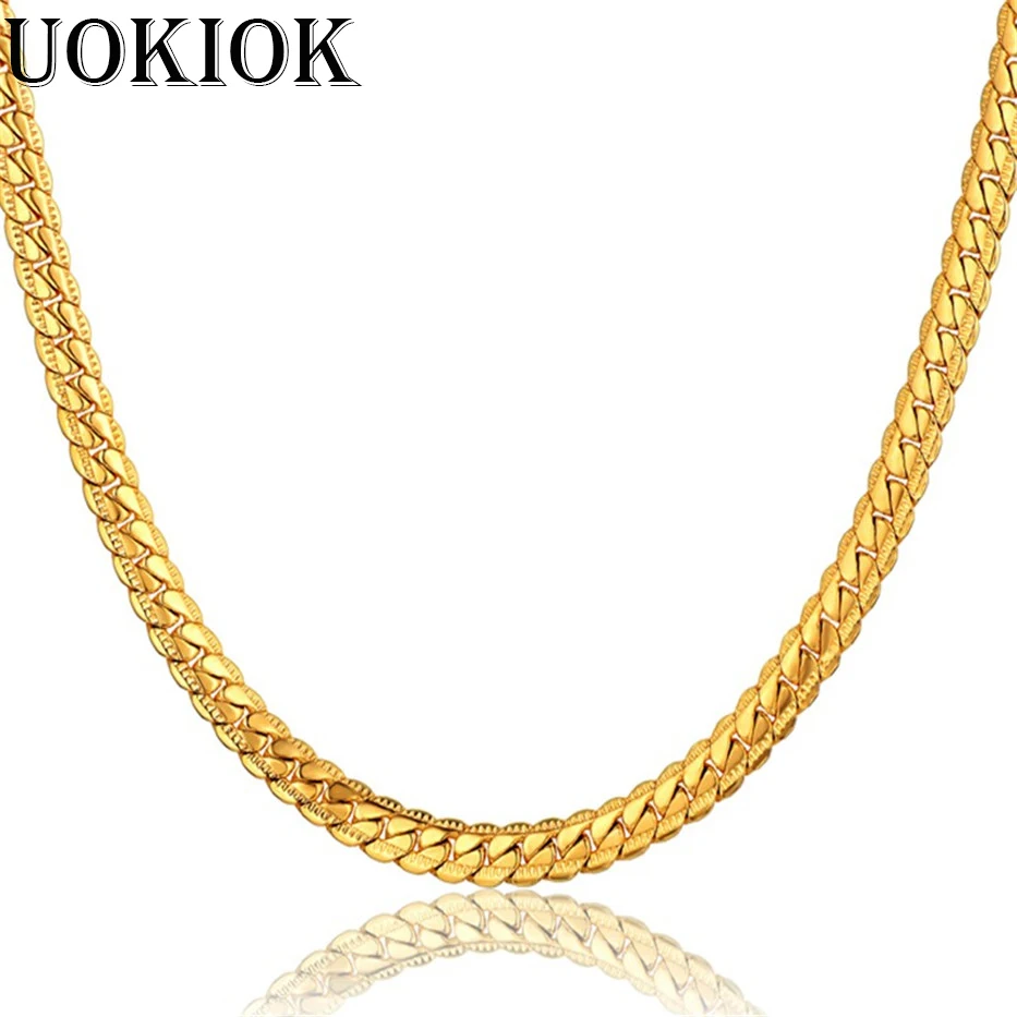 Dropshipping Vintage Punk Flat Snake Chain Link Necklace 5 Sizes Gold Color Neck Chains For Men/Women Jewelry Wholesale Ketting
Dropshipping Vintage Punk Flat Snake Chain Link Necklace 5 Sizes Gold Color Neck Chains For Men/Women Jewelry Wholesale Ketting