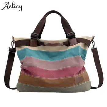 Aelicy Fashion Women Canvas Shoulder Bag Famous Designer Messenger Bags Ladies Striped Women Bags Large Capacity Crossbody Bags
Aelicy Fashion Women Canvas Shoulder Bag Famous Designer Messenger Bags Ladies Striped Women Bags Large Capacity Crossbody Bags