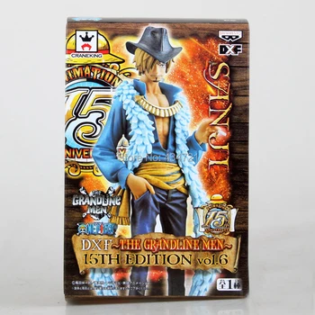 Wholesale Retail DXF 15th Edition Anime Comic One Piece Sanji Cool Style 15CM PVC Action Figure Toys New Box
Wholesale Retail DXF 15th Edition Anime Comic One Piece Sanji Cool Style 15CM PVC Action Figure Toys New Box