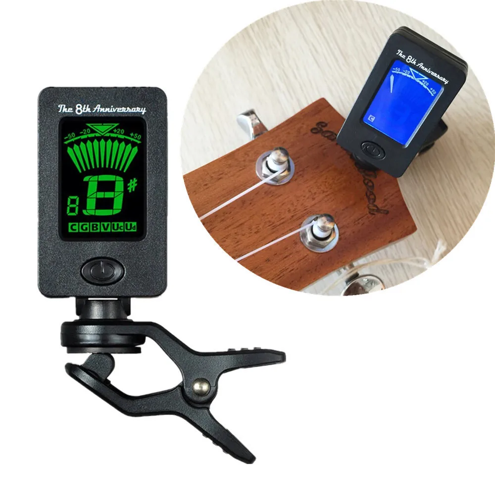 Chromatic Clip-On Digital Tuner for Electric Guitar Bass Violin Ukulele Guitar tuner Musical Instrument Accessories hot a30610
Chromatic Clip-On Digital Tuner for Electric Guitar Bass Violin Ukulele Guitar tuner Musical Instrument Accessories hot a30610
