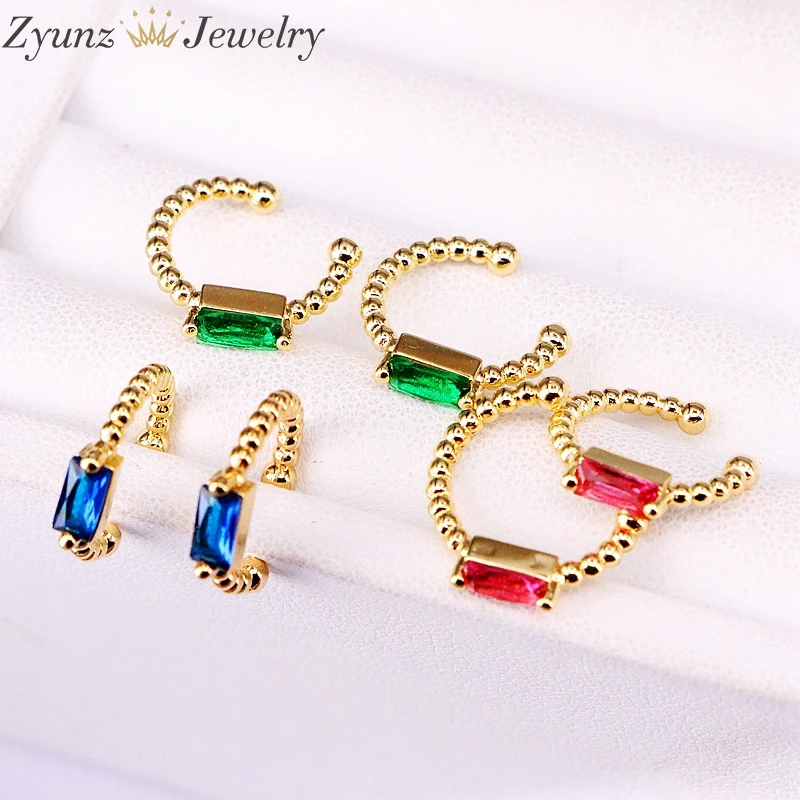 10Pairs, Clip On Cuff CZ Earring Micro Pave Crystal Zirconia NO Piercing Ear Cuff For Women Girl Gift
10Pairs, Clip On Cuff CZ Earring Micro Pave Crystal Zirconia NO Piercing Ear Cuff For Women Girl Gift