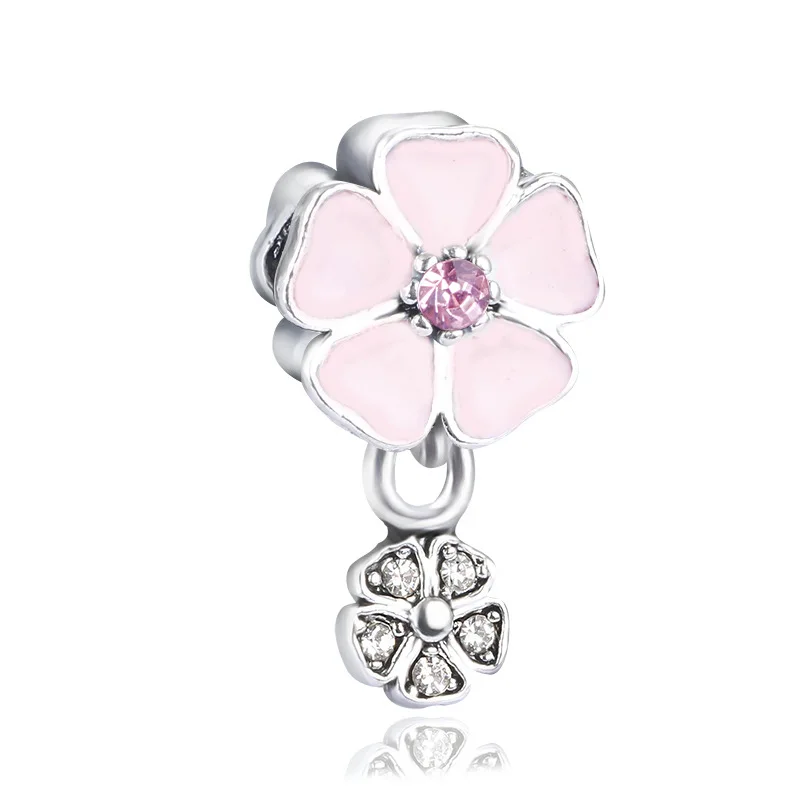 Pink White Flower Beads Charm Fits Pandora Charms Silver 925 Original Jewelry Beads for Jewelry Making Bracelet ENM382
Pink White Flower Beads Charm Fits Pandora Charms Silver 925 Original Jewelry Beads for Jewelry Making Bracelet ENM382