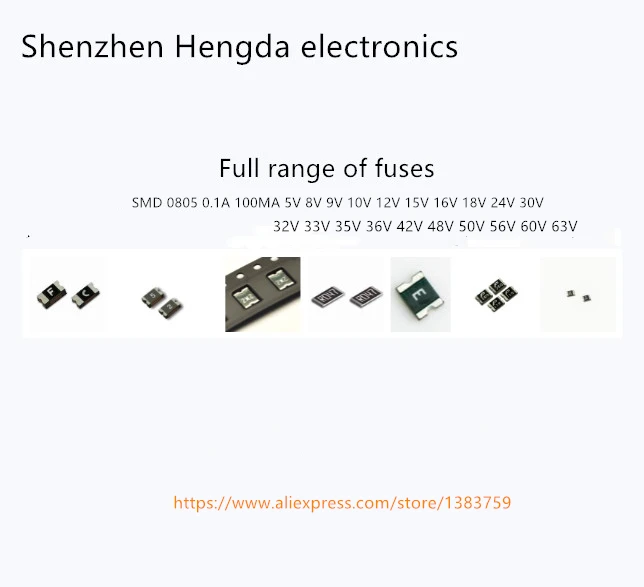 High quality 100pcs patch self-recovery fuse SMD 0805 0.1A 100MA 5V 6V 8V 9V 10V 12V 15V 16V 18V 24V 30V
High quality 100pcs patch self-recovery fuse SMD 0805 0.1A 100MA 5V 6V 8V 9V 10V 12V 15V 16V 18V 24V 30V