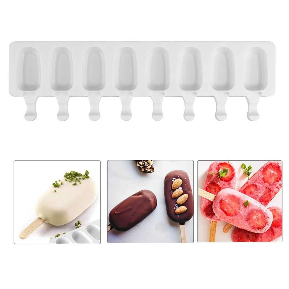 SILIKOLOVE 8 Cavity Ice Cream Mold Popsicle Silicone Molds DIY Homemade Fruit Juice Dessert Ice Pop Lolly Tray Mould
SILIKOLOVE 8 Cavity Ice Cream Mold Popsicle Silicone Molds DIY Homemade Fruit Juice Dessert Ice Pop Lolly Tray Mould
