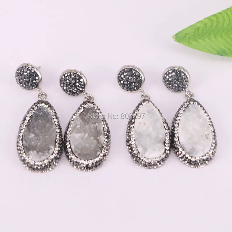 5pair Latest design earring jewelry , pave crystal rhinestone drop Stone dangle earrings
5pair Latest design earring jewelry , pave crystal rhinestone drop Stone dangle earrings