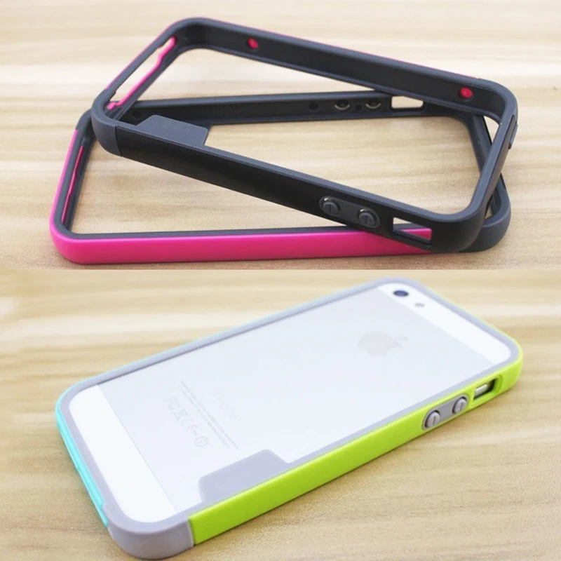 Soft bumper for iPhone 5s case TPU Silicone Anti Knock 5 Se SE 6 7 8 6S Plus|case iphone|case coveriphone |