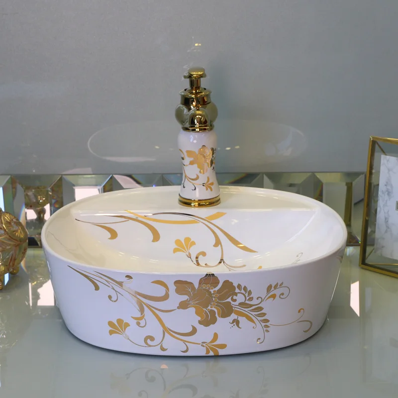 Chinese Handmade Modern Artistic White Vessel Sink Ceramic Bathroom Sink art basin sink small oval
Chinese Handmade Modern Artistic White Vessel Sink Ceramic Bathroom Sink art basin sink small oval
