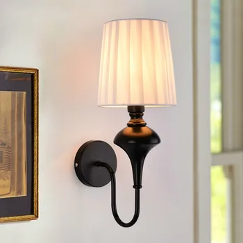 Vintage wrought iron wall lamp Nordic fabric bedroom bedside lamp garden hotel living room balcony aisle wall lighting mx4271607
Vintage wrought iron wall lamp Nordic fabric bedroom bedside lamp garden hotel living room balcony aisle wall lighting mx4271607