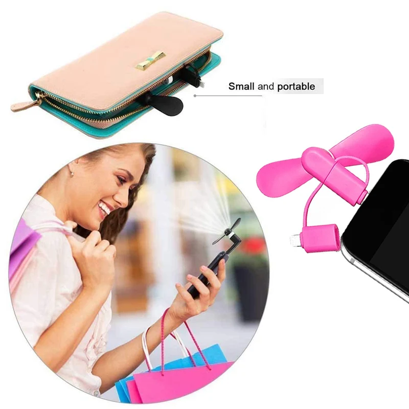 מאוורר מתחבר ב-USB לכל סוגי הסמארטפון - קלי קלות - המומלצים