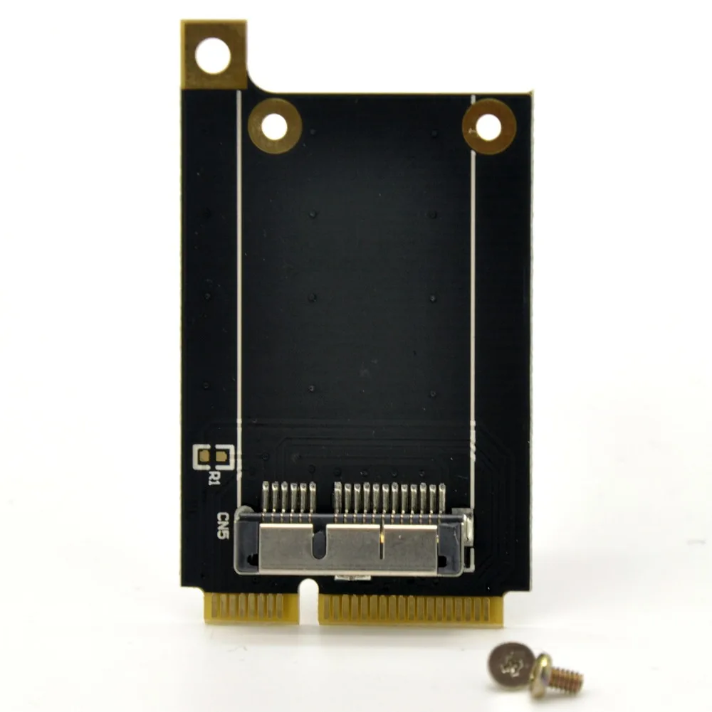 Mini PCI-E PCI Express Converter Adapter Card 52-Pin Mini PCI-E Adapter Module for Apple BCM94360CD BCM94331 BCM943602CS
Mini PCI-E PCI Express Converter Adapter Card 52-Pin Mini PCI-E Adapter Module for Apple BCM94360CD BCM94331 BCM943602CS