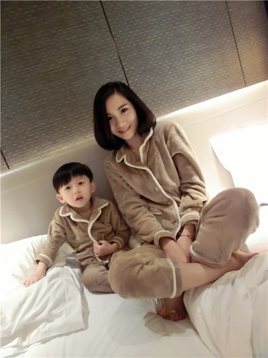 pajamas kids Parent-child Outfit Mother Daughter Son Pack Flannel Leisurewear anne kiz elbise Family maman fille assorti pajamas kids Parent-child Outfit Mother Daughter Son Pack Flannel Leisurewear anne kiz elbise Family maman fille assorti<br><br>Aliexpress
