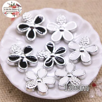 50pcs 12mm silver flower delicate white/black Buttons Home Garden Crafts Cabochon Scrapbooking DIY Accessories
50pcs 12mm silver flower delicate white/black Buttons Home Garden Crafts Cabochon Scrapbooking DIY Accessories