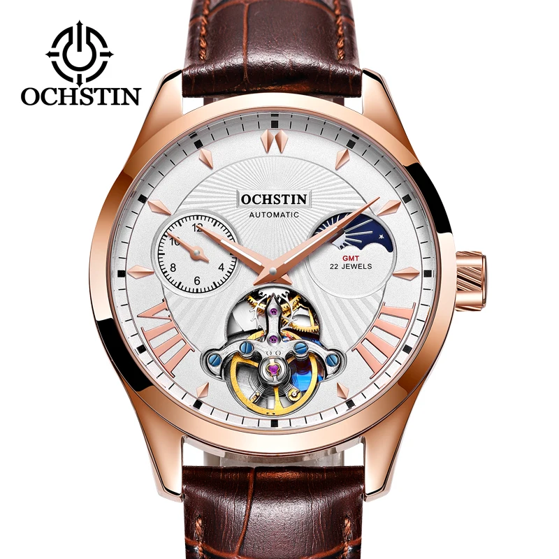 Fashion Men Mechanical Watch Luxury Brand Tourbillon Skeleton Automatic Luminous Week Leather Waterproof Sports Wrist Watch Mens
Fashion Men Mechanical Watch Luxury Brand Tourbillon Skeleton Automatic Luminous Week Leather Waterproof Sports Wrist Watch Mens