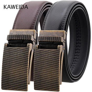 KAWEIDA Designer Belts for Men 2018 Bronze Automatic Buckle Black Brown Waist Belt Cowskin Split Leather Kemer for Jeans 
KAWEIDA Designer Belts for Men 2018 Bronze Automatic Buckle Black Brown Waist Belt Cowskin Split Leather Kemer for Jeans
