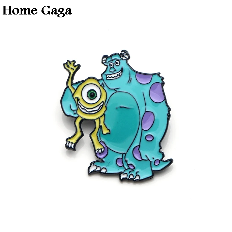 Homegaga Monsters University Zinc cartoon Funny Pins backpack clothes brooches for men women hat decoration badges medals D1598
Homegaga Monsters University Zinc cartoon Funny Pins backpack clothes brooches for men women hat decoration badges medals D1598