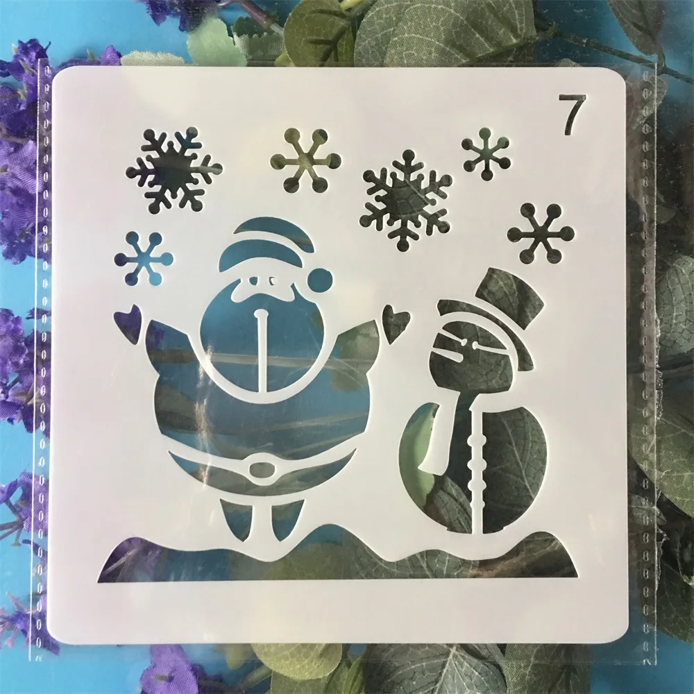13cm Christmas Santa Snowman DIY Layering Stencils Painting Scrapbook Coloring Embossing Album Decorative Template
13cm Christmas Santa Snowman DIY Layering Stencils Painting Scrapbook Coloring Embossing Album Decorative Template