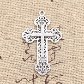 2pcs Charms Cross 54x33mm Antique Pendant fit,Vintage Tibetan Silver color,DIY For Handmade Jewelry
2pcs Charms Cross 54x33mm Antique Pendant fit,Vintage Tibetan Silver color,DIY For Handmade Jewelry