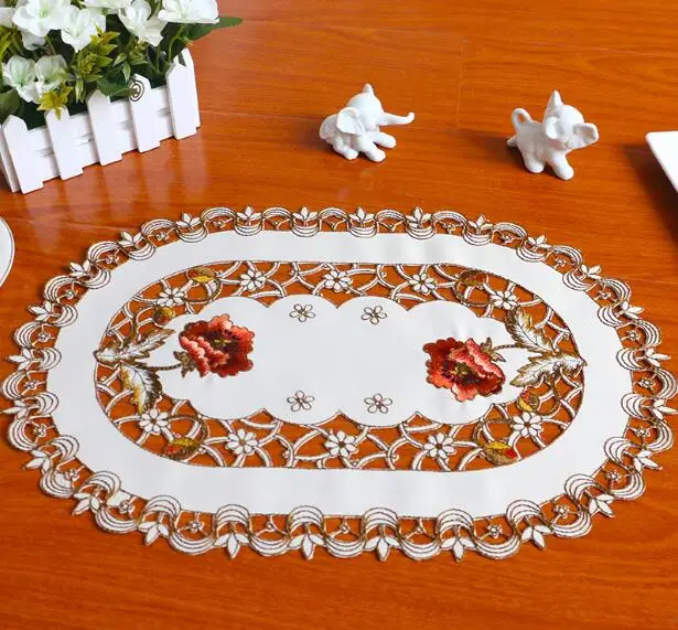 Modern lace embroidery place table mat cloth pad cup mug drink satin doilies dining glass tea coaster Christmas placemat kitchen
Modern lace embroidery place table mat cloth pad cup mug drink satin doilies dining glass tea coaster Christmas placemat kitchen