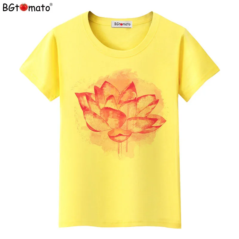 

Factory store Beautiful flower lovely shirt new style top tees hot sale t shirt women clothes good t-shirt