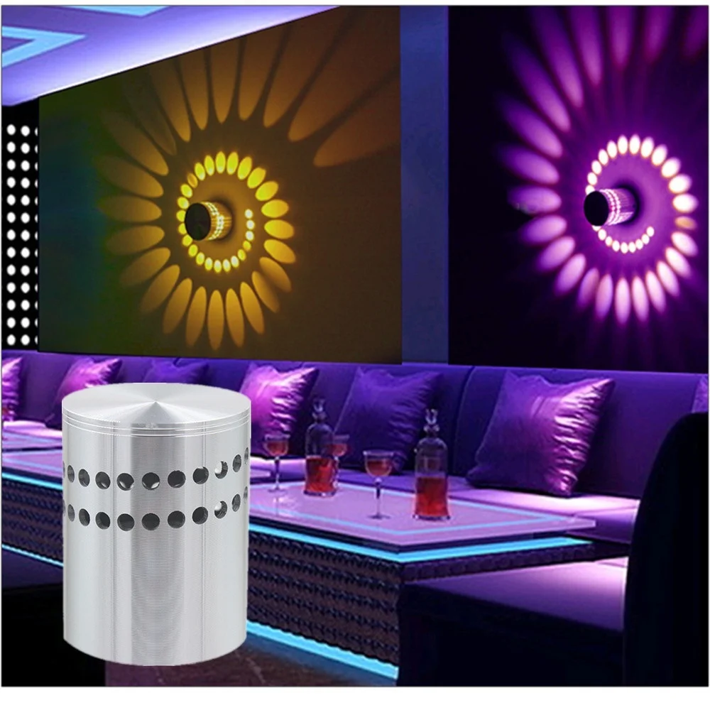 Colorful RGB Spiral Hole Wall Lamp Surface Install LED Light Luminaire Lighting RGB Wall Lamp
Colorful RGB Spiral Hole Wall Lamp Surface Install LED Light Luminaire Lighting RGB Wall Lamp
