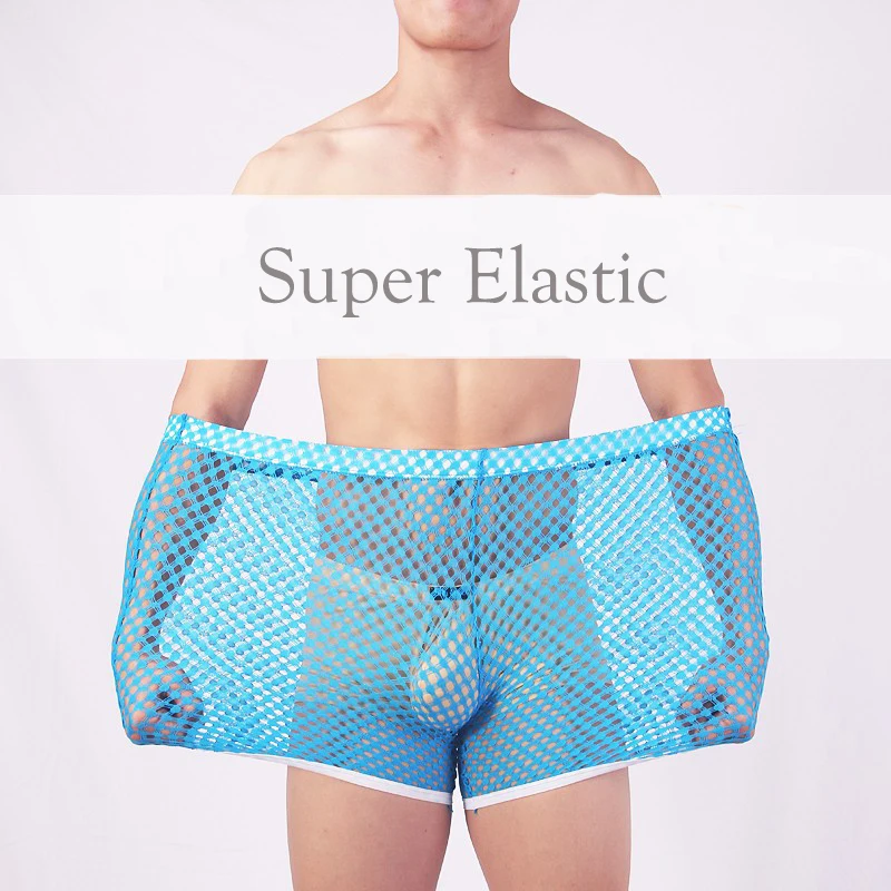 Men Mesh Shorts See Through Breathable Underwear Summer Super Elastic Loose Fitness Workout Shorts for Male Casual Homewear S-XL
Men Mesh Shorts See Through Breathable Underwear Summer Super Elastic Loose Fitness Workout Shorts for Male Casual Homewear S-XL