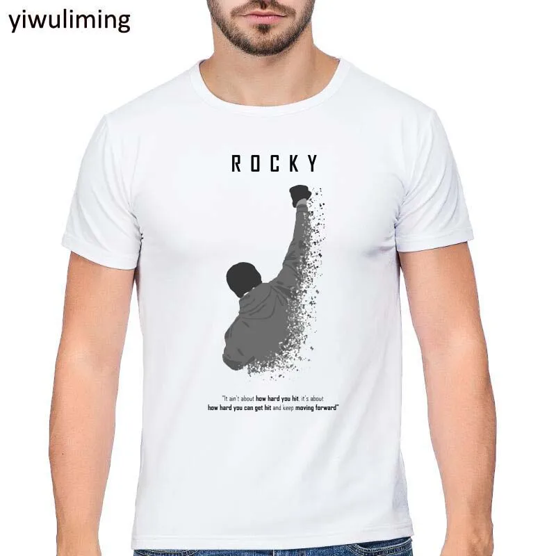 Fashion Men ROCKY BALBOA Printed T Shirts Famous Movie ROCKY BALBOA POSTER t-shirts Top Tee Shirts
Fashion Men ROCKY BALBOA Printed T Shirts Famous Movie ROCKY BALBOA POSTER t-shirts Top Tee Shirts