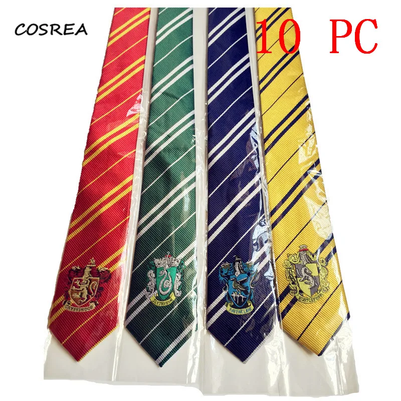 Wholesale 10 PCS / lot Necktie Gryffindor Slytherin Hufflepuff Ravenclaw Ties Hermione Granger Cosplay Costume
Wholesale 10 PCS / lot Necktie Gryffindor Slytherin Hufflepuff Ravenclaw Ties Hermione Granger Cosplay Costume