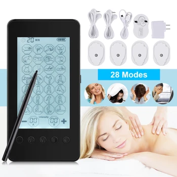 28 Modes-Electric Massage Muscle Therapy Stimulation Ten Unit Pain Relief Adjustable Lightweight LCD Display Black Compact
28 Modes-Electric Massage Muscle Therapy Stimulation Ten Unit Pain Relief Adjustable Lightweight LCD Display Black Compact